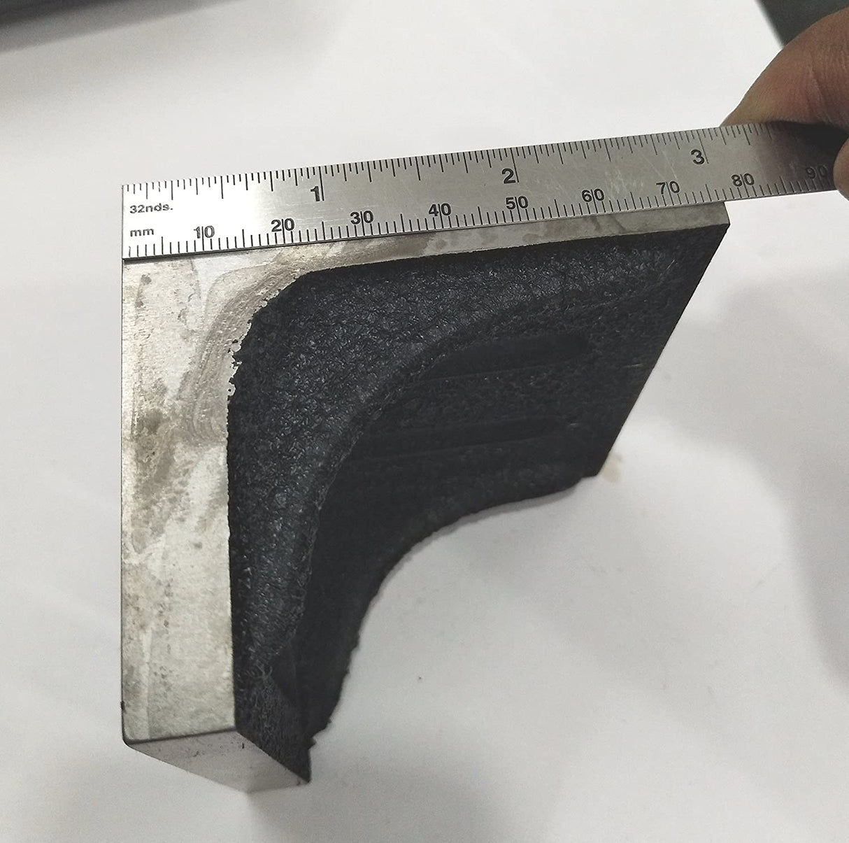 SLOTTED WEBBED 3'' x 3-1/2'' x 2-1/2'' inch / 75 x 88 x 63 mm - STRESS RELIEVED