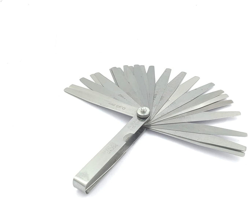 Metal feeler gauge measurement tool