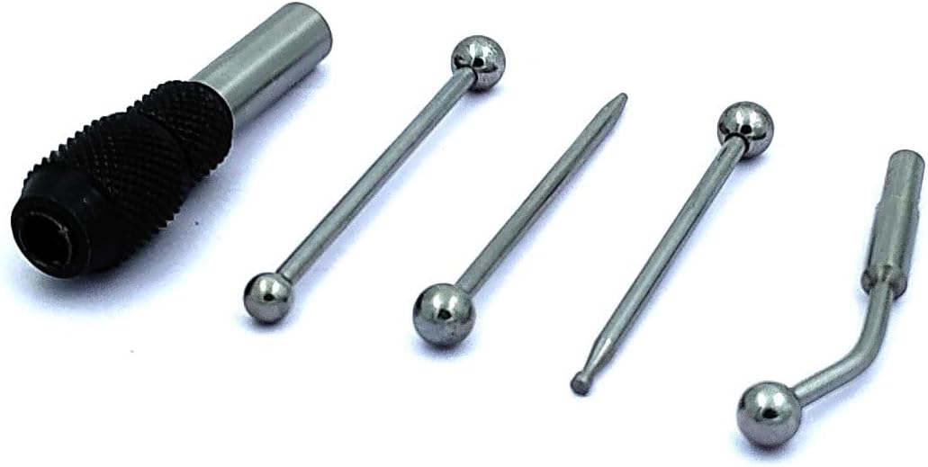 Dial Indicator Accessories and Ball Probe Tips Set