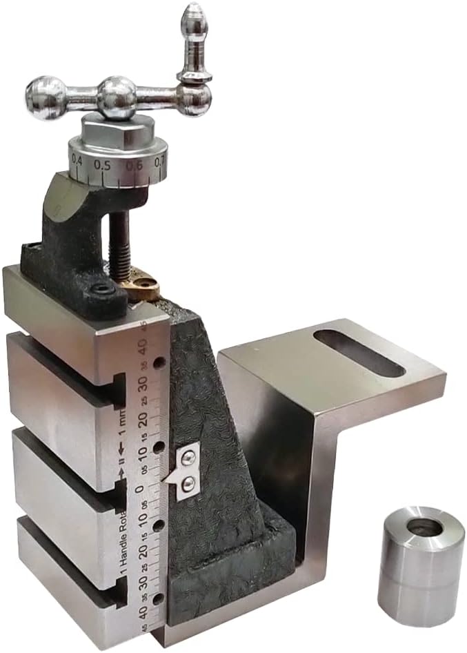 Vertical Milling Slide Mounted on Z Type Angle Plate -Direct Fit for Mini Lathe Machine