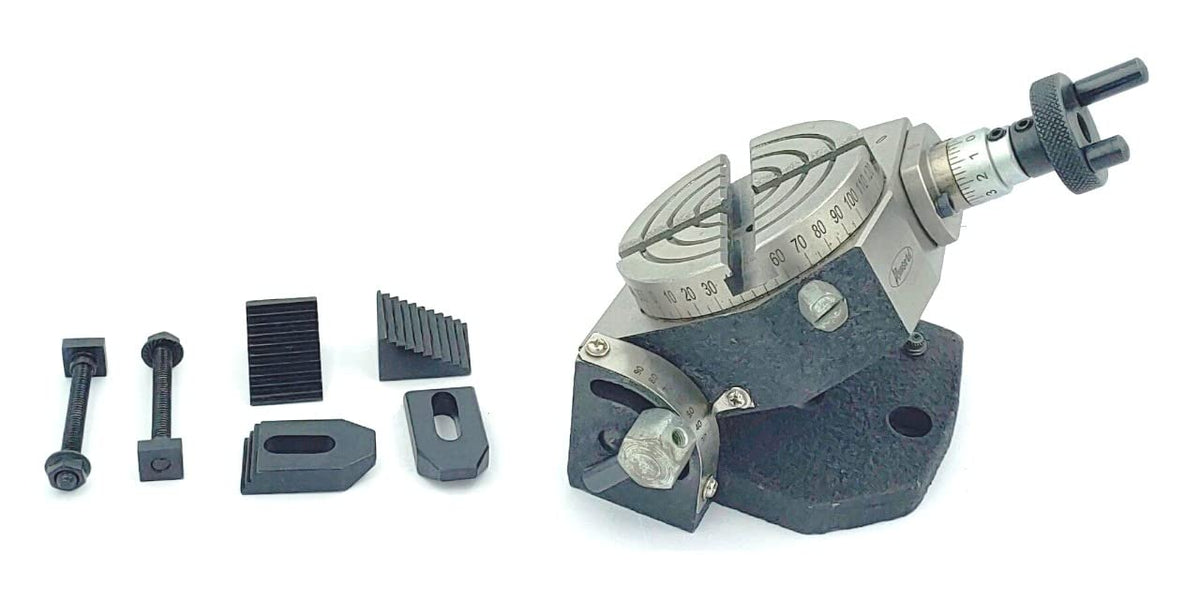 Angled rotary table clamp kit
