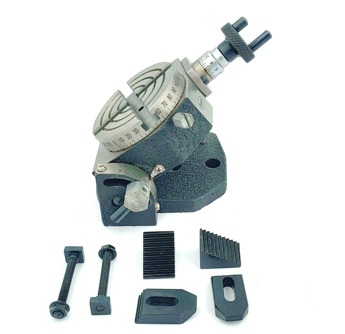 Adjustable tilting rotary table kit