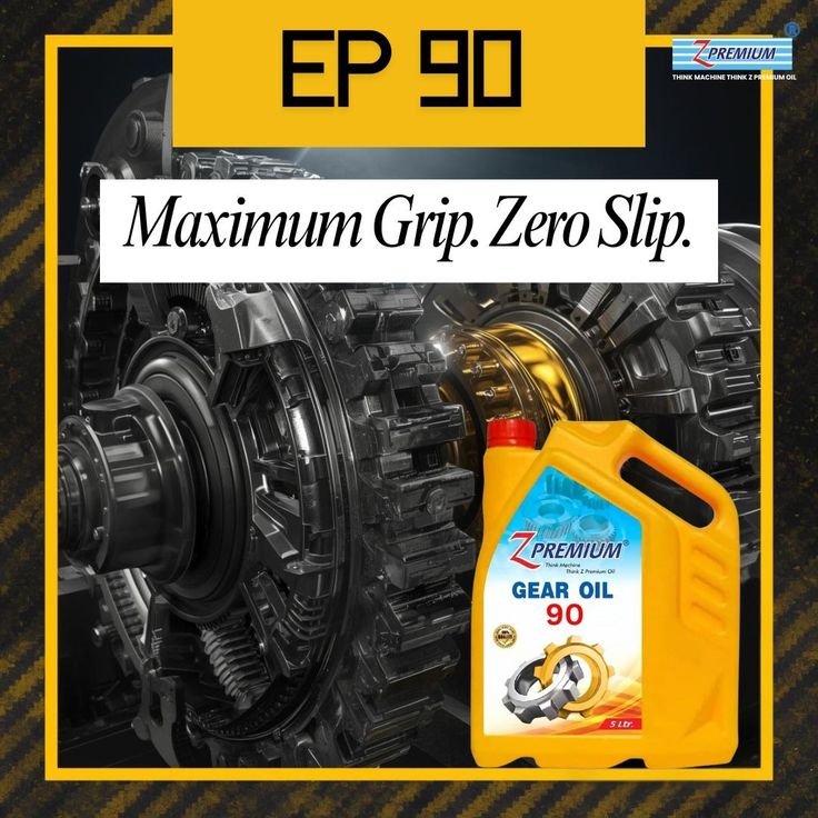 Z Premium gear oil container with gears