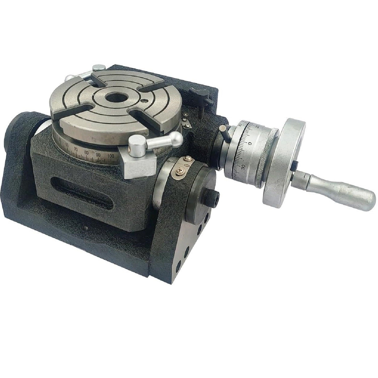 Horizontal Vertical 4" Inch II 110 mm - MT2 Center Bore Rotary Milling Tables