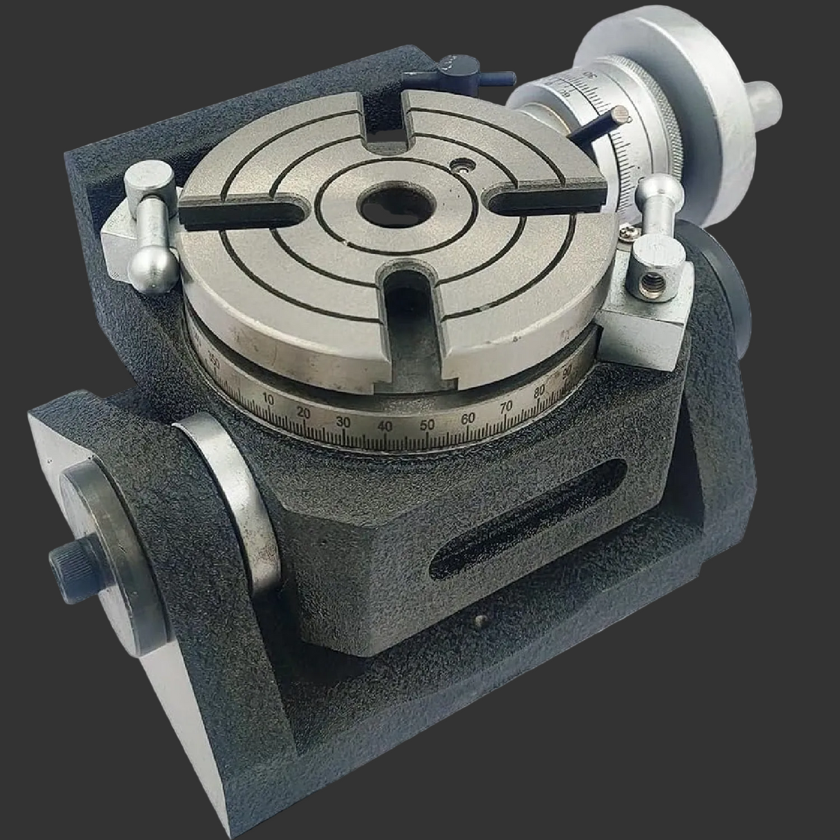 Horizontal Vertical 4" Inch II 110 mm - MT2 Center Bore Rotary Milling Tables