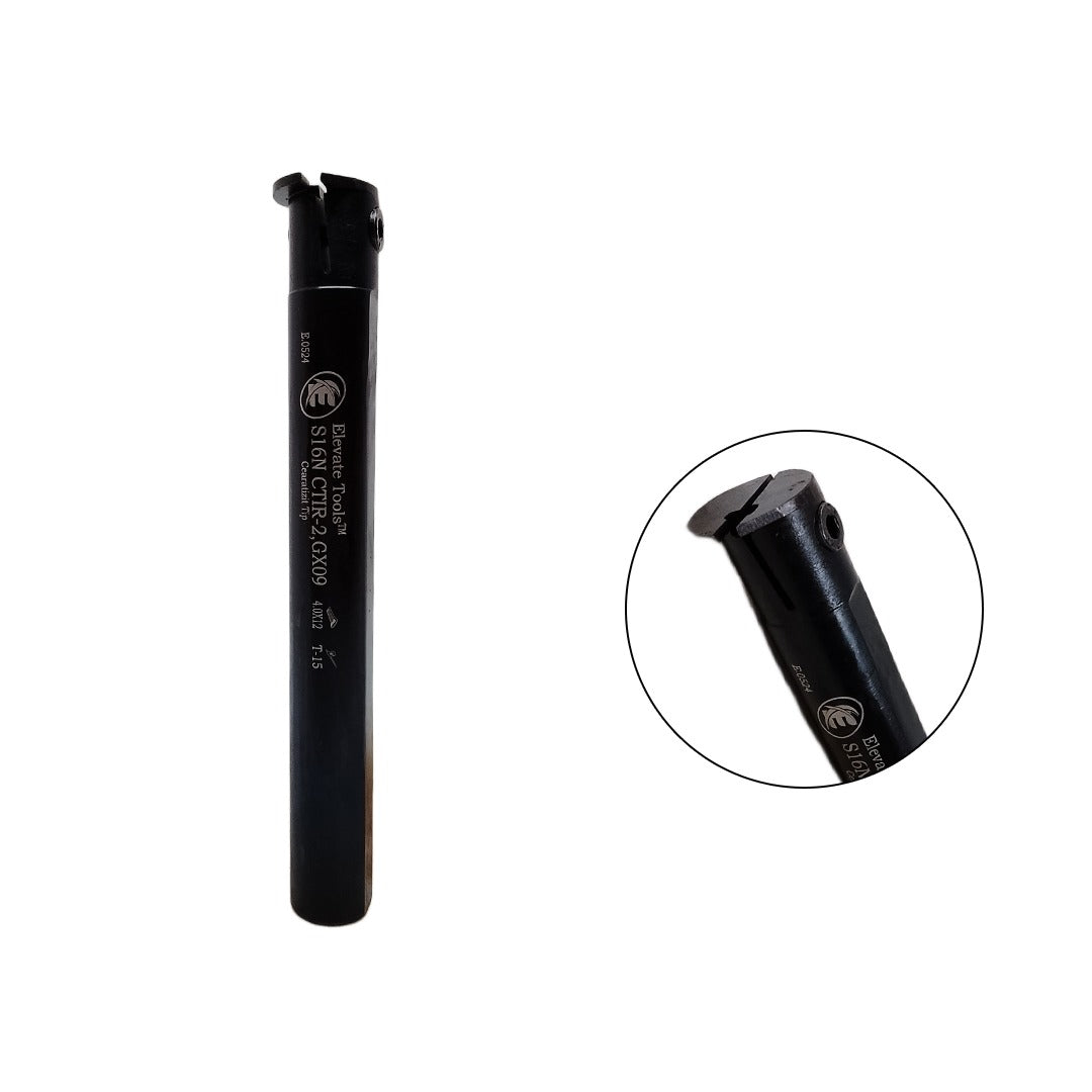 Elevate internal grooving tool holder