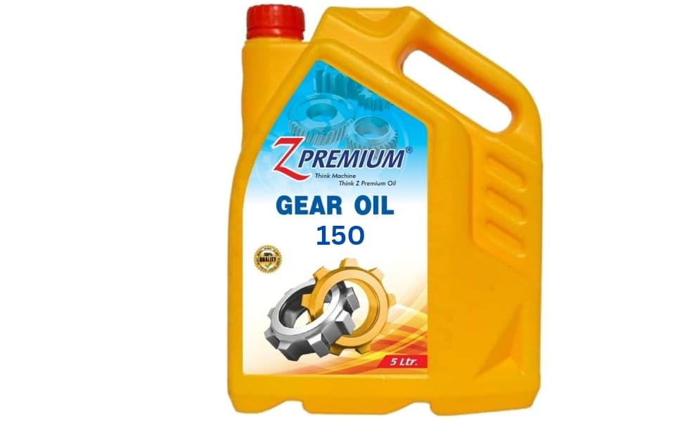 Yellow gear oil container