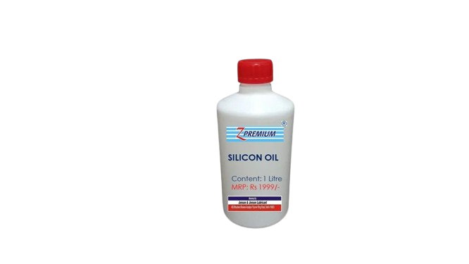 Bottle of silicon oil