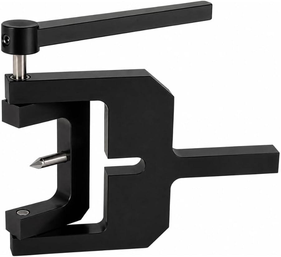 Metal knurling and punching tool