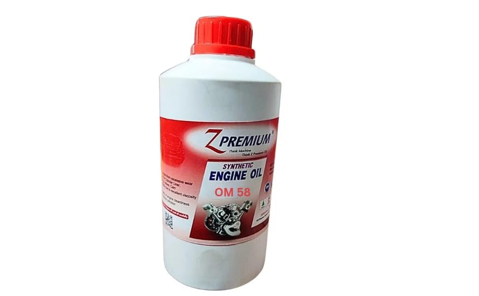 Bottle of Z Premium synthetic engine oil