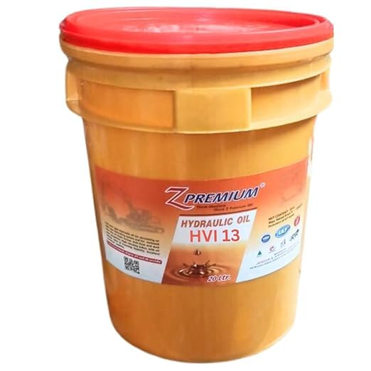 Yellow bucket of Z Premium hydraulic oil