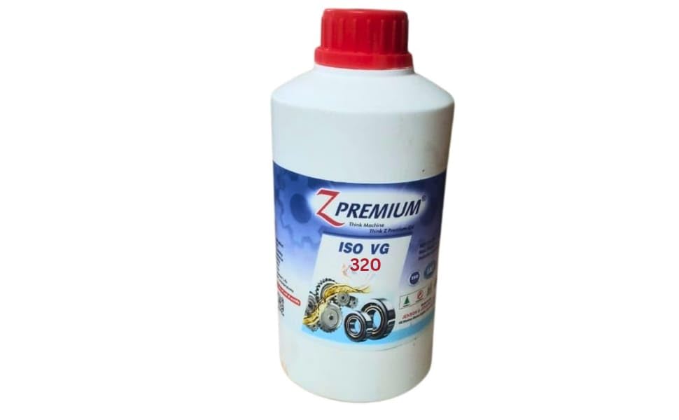 Bottle of Z Premium ISO VG 320 lubricant