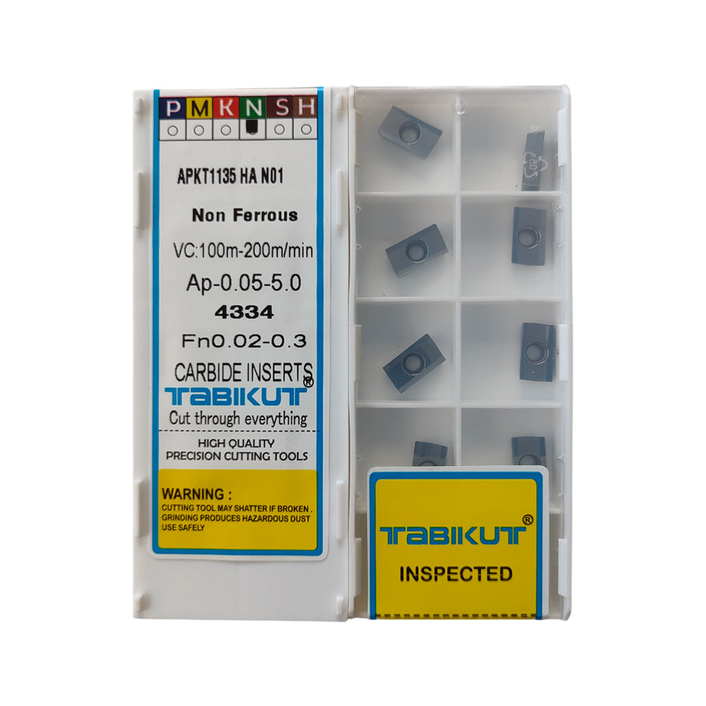 Carbide Insert APKT1135 Tabikut Brand Pack Of 10 Pcs