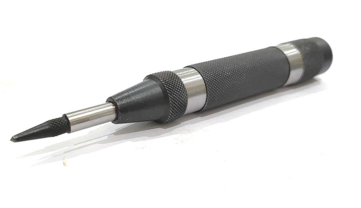 Black automatic center punch tool