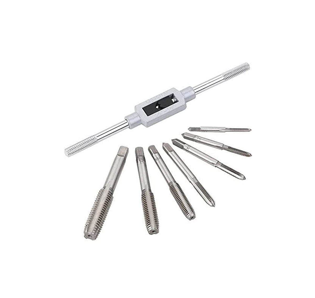 Metal tap and wrench set