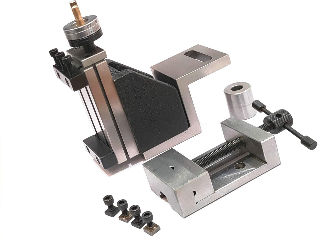 Instant milling attachment mini lathe vertical slide with vice