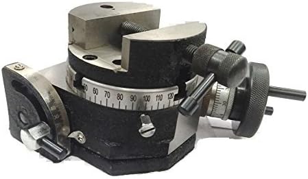 Milling Indexing 4"/100 mm Rotary Table Horizontal Vertical with Suitable Round Vices & Clamp Kits