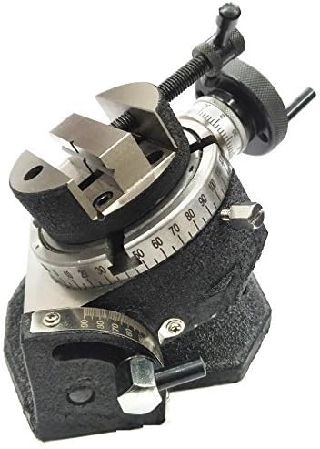 Milling Indexing 4"/100 mm Rotary Table Horizontal Vertical with Suitable Round Vices & Clamp Kits