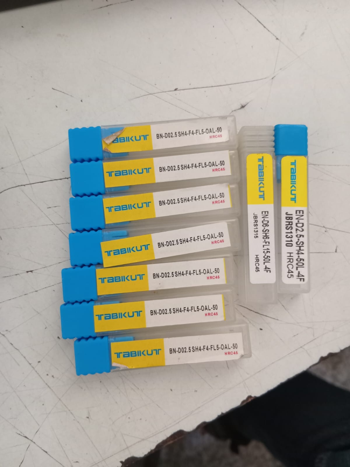 Tabikut CNC carbide end mill cutters