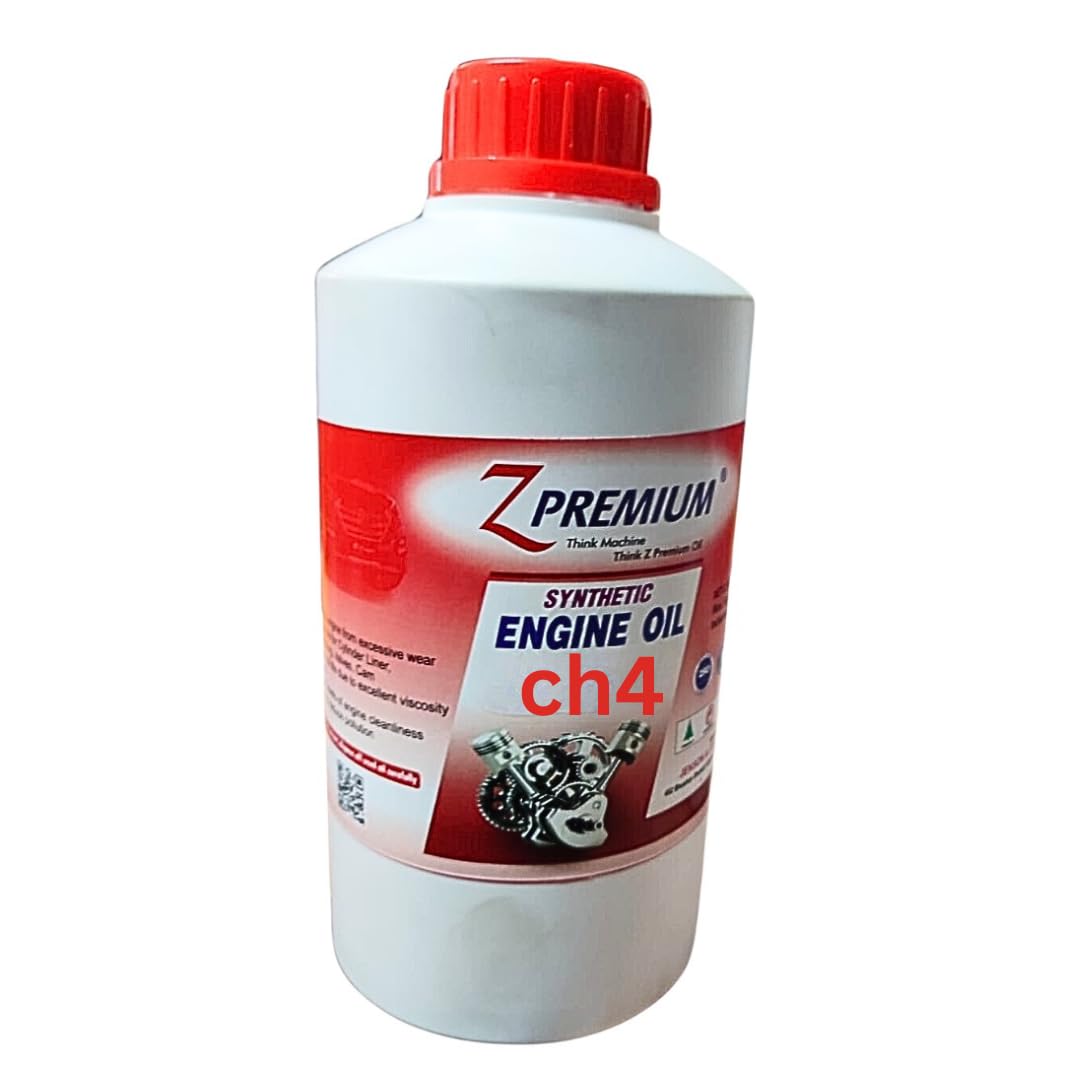 Z Premium synthetic engine oil ch4 bottle with red cap