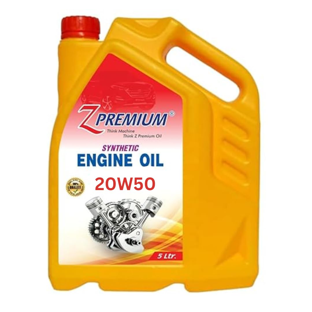 Yellow Z Premium synthetic engine oil container