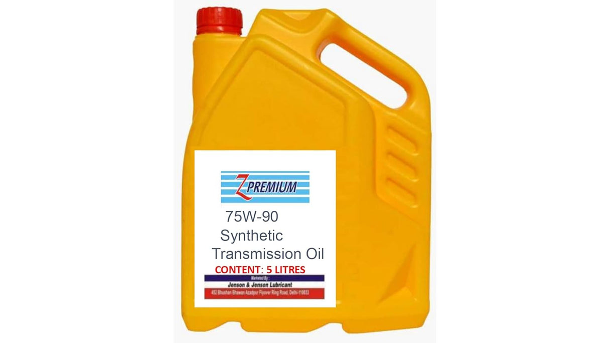 Yellow container of synthetic