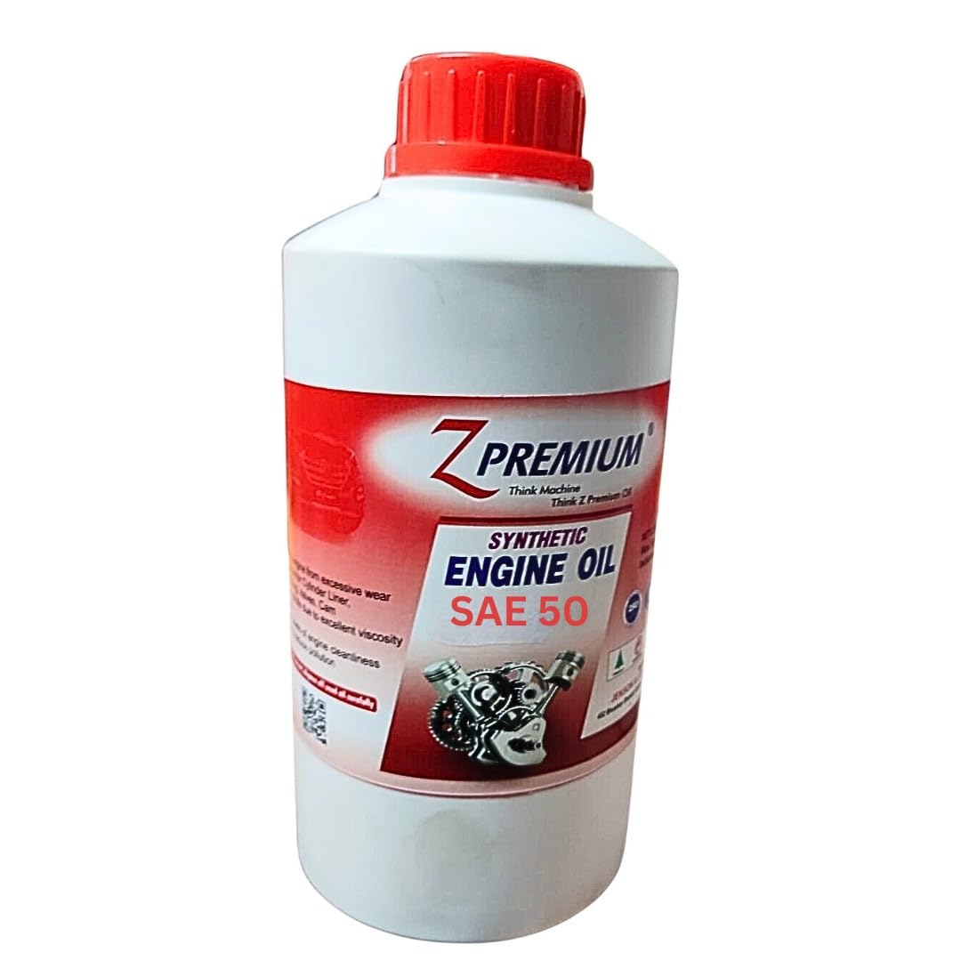 Z Premium synthetic engine oil bottle with red cap