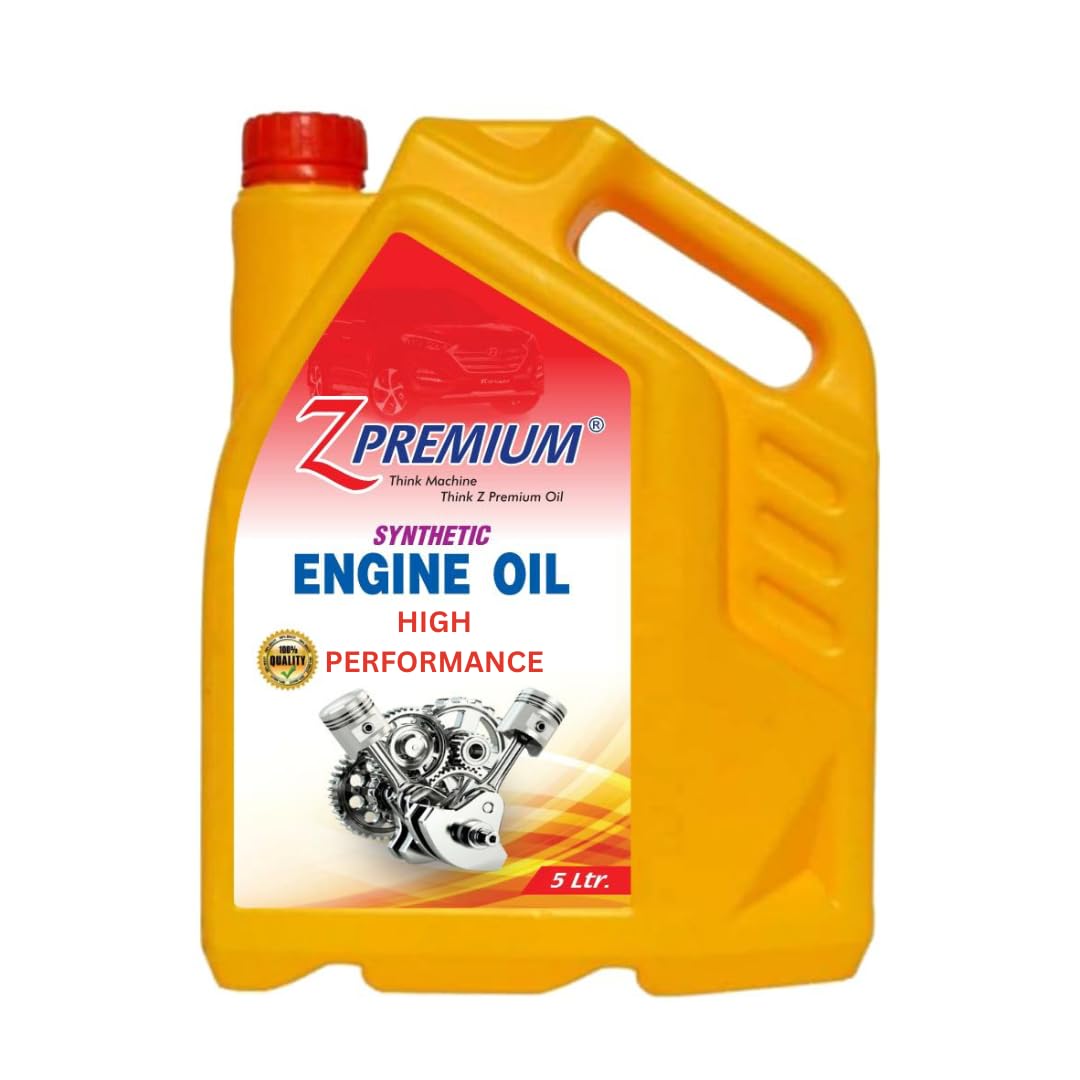 Yellow Z Premium synthetic engine oil container