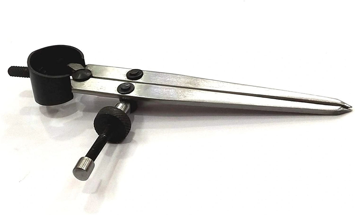 Industrial precision measurement tool side angle view