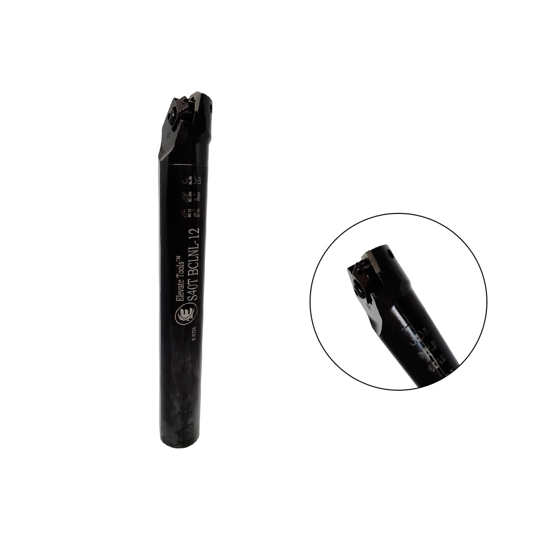 Left-handed internal boring bar