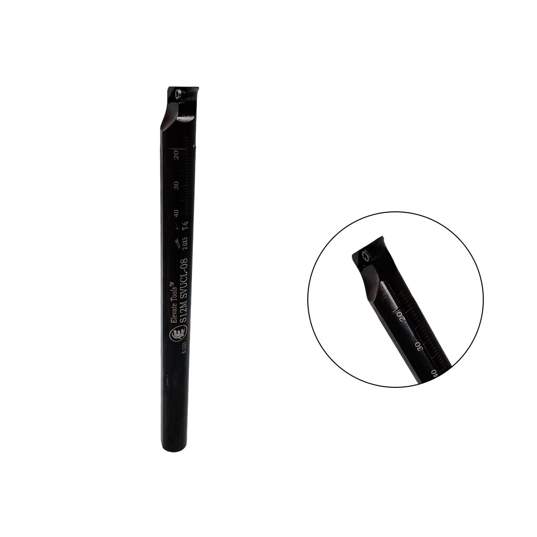 Right-handed internal boring bar