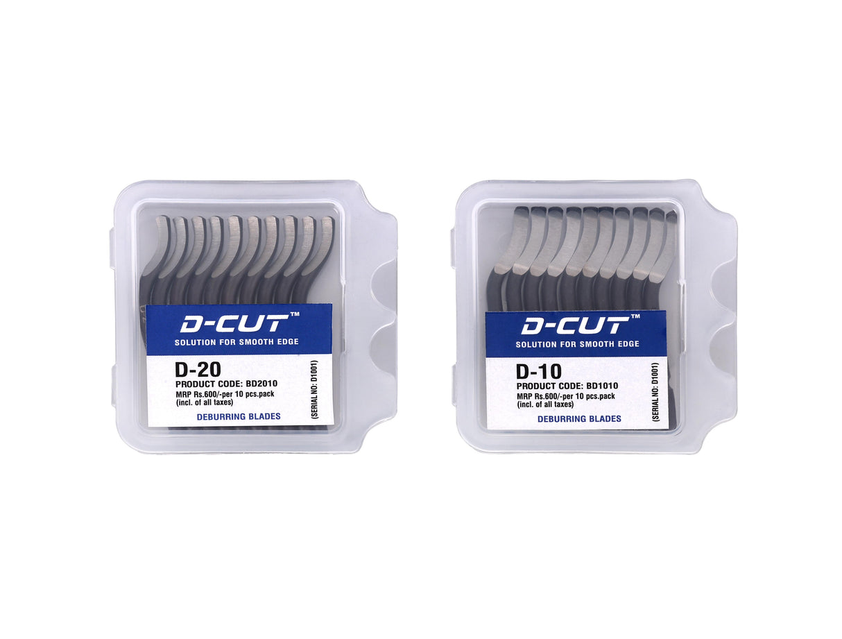 D-CUT D-20 and D-10 deburring blades