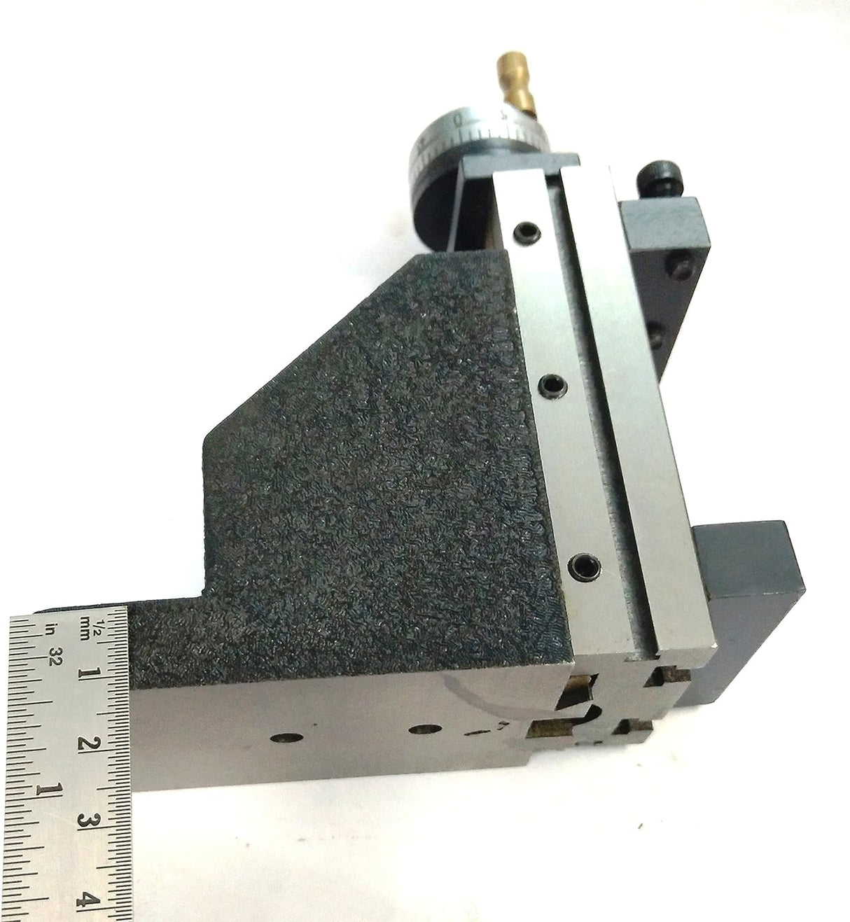 Measuring adjustable metal tool holder