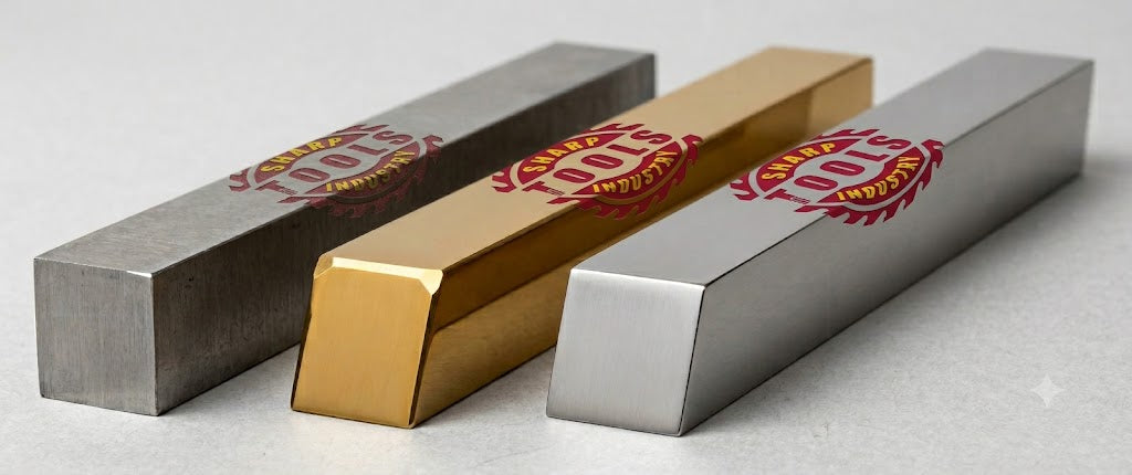 HSS SQUARE TOOLBITS Tin Coating M2 Grade (Pack of 10)