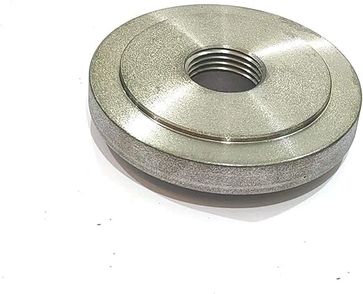 Threaded metal grinding wheel