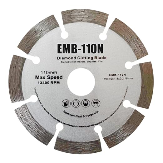 Diamond Cutting Wheel 100x10x1.8x20/16mm - Pack of 10 Pcs.