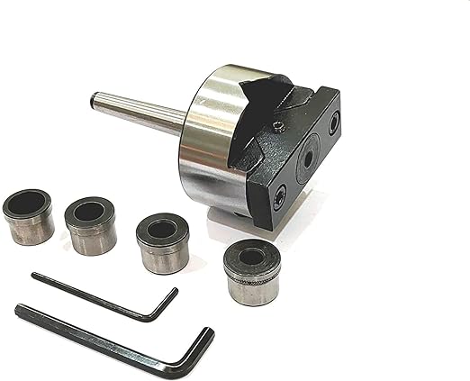 Facing head with tool bushings