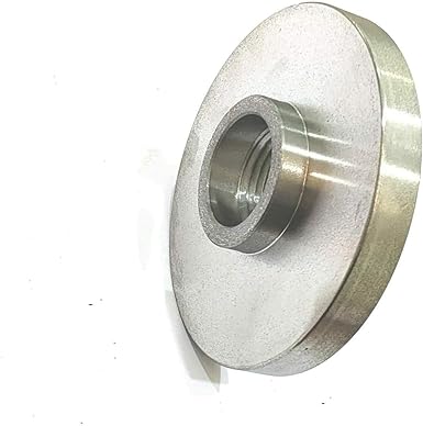 Threaded metal grinding wheel