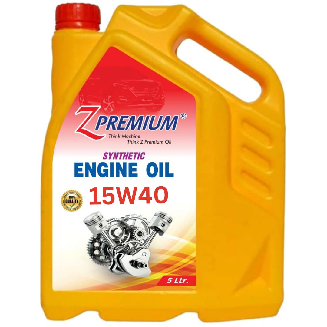 Yellow Z Premium synthetic engine oil container