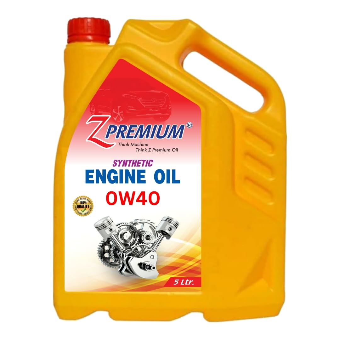 Yellow Z Premium synthetic engine oil container