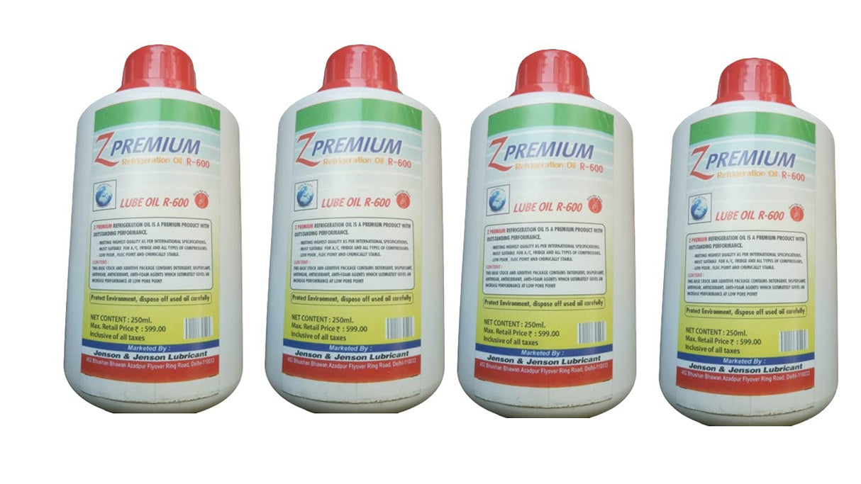 Four bottles of Z Premium lubricant