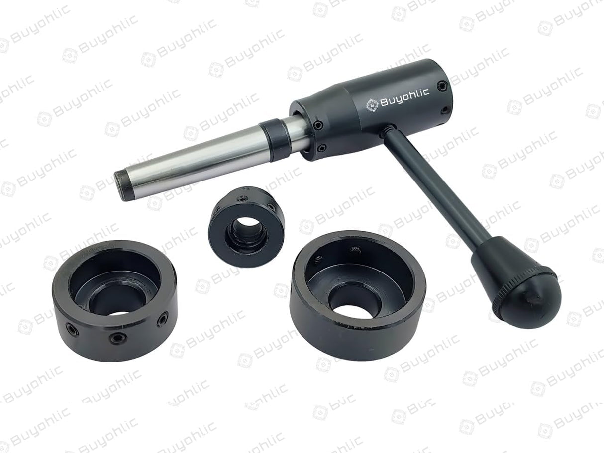 Lathe Tailstock Die Holder with drill chuck M12 × 1.75 Threaded Drill Chuck