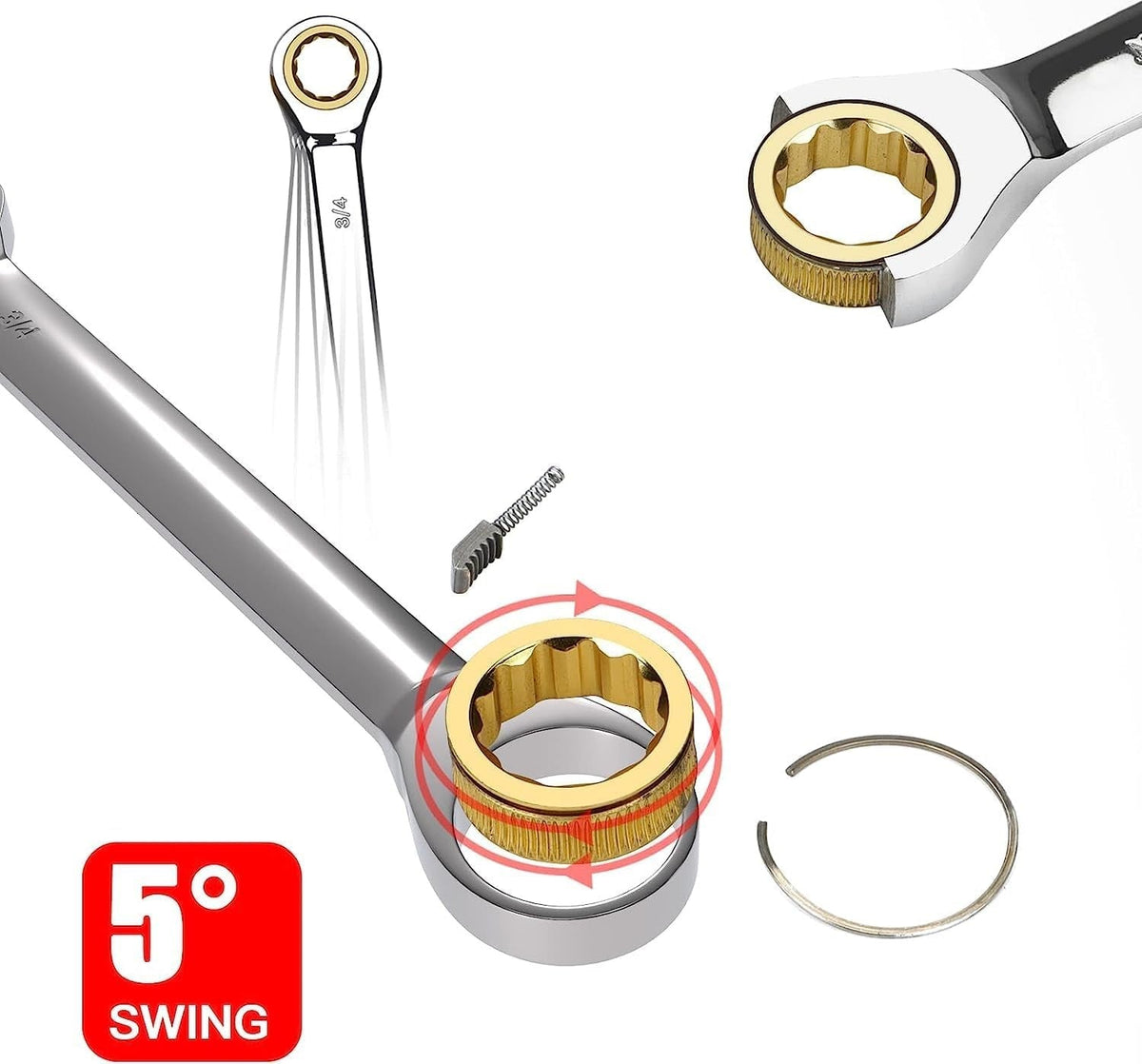 Ratcheting Wrench Mechanism Breakdown