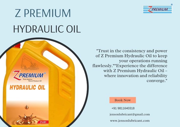Z Premium Hydraulic Oil canister