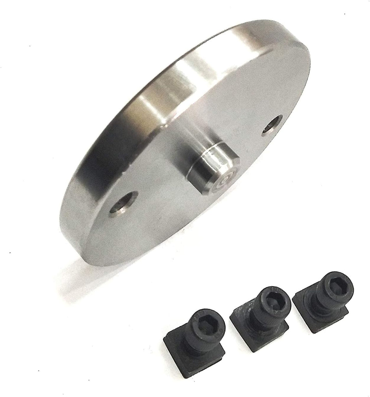 Metal mounting plate three bolts