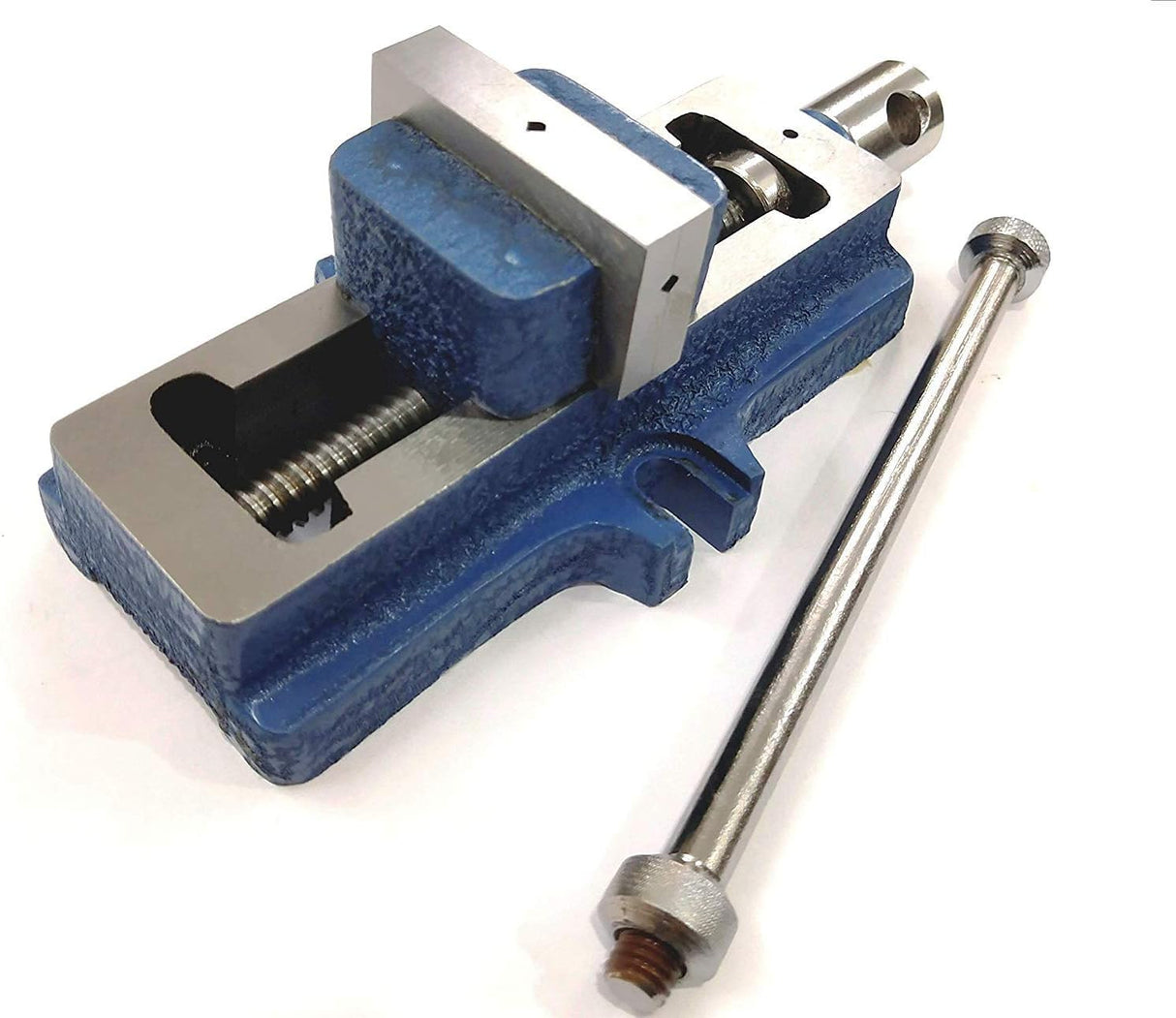 Milling machine vise and handle