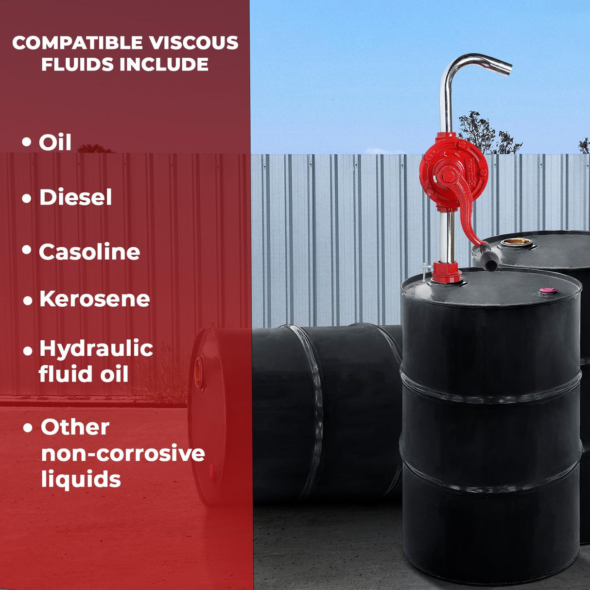 Rotary Barrel Rotary Pump, 95MM (BCP Pipe). E-2262