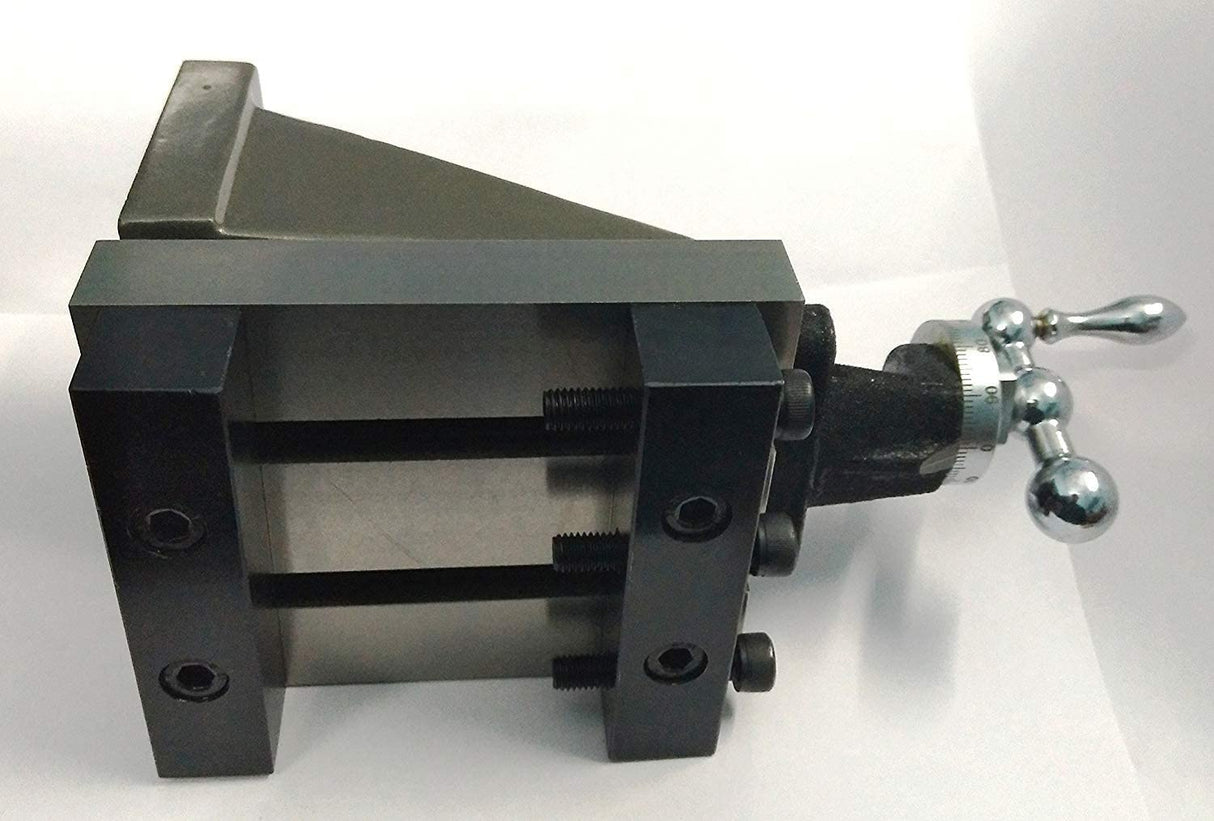 Lathe Milling Vertical Slide 4" x 5" Inches (100 x 125 mm) Fixed Base with Clamp 2 Slot Vertical Milling Slide