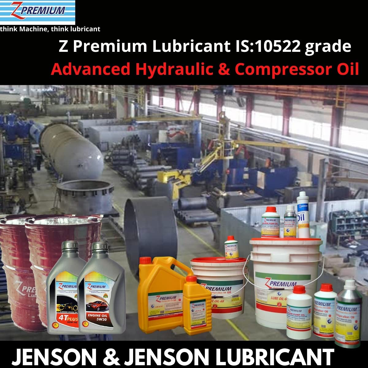 ISO VG 32 High-Performance Hydraulic Oil ,10L