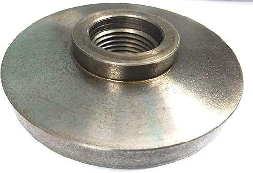 Threaded metal grinding wheel